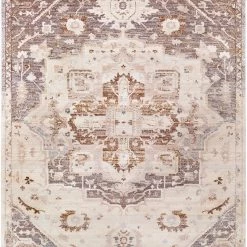SURYA ETTA RUG: TAUPE, GREY
