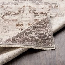 SURYA ETTA RUG: TAUPE, GREY