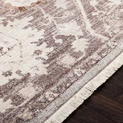 SURYA ETTA RUG: TAUPE, GREY