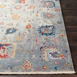 SURYA ELANIE RUG: AQUA MULTI