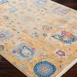 SURYA ELANIE RUG: SAFFRON MULTI