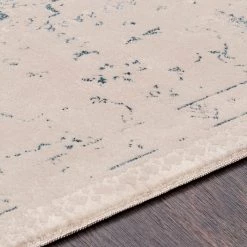 SURYA EILENA RUG: CREAM, INDIGO
