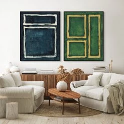 L ART "EPHEMERAL GEOMETRY II" CANVAS ART Wall Art