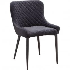 MOES ETTA DINING CHAIR: DARK GREY