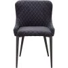 MOES ETTA DINING CHAIR: DARK GREY