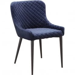 MOES ETTA DINING CHAIR: DARK BLUE Kitchen + Dining