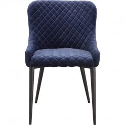 MOES ETTA DINING CHAIR: DARK BLUE Kitchen + Dining