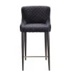 MOES Kitchen + Dining ETTA COUNTER STOOL: DARK GREY