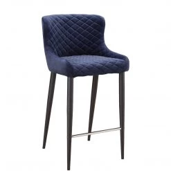 MOES ETTA COUNTER STOOL: DARK BLUE