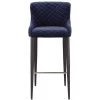 MOES ETTA BAR STOOL: DARK BLUE