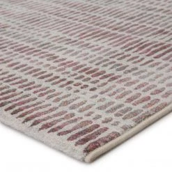 JAIPUR ESCAPE RUG: ASH, RASPBERRY WINE