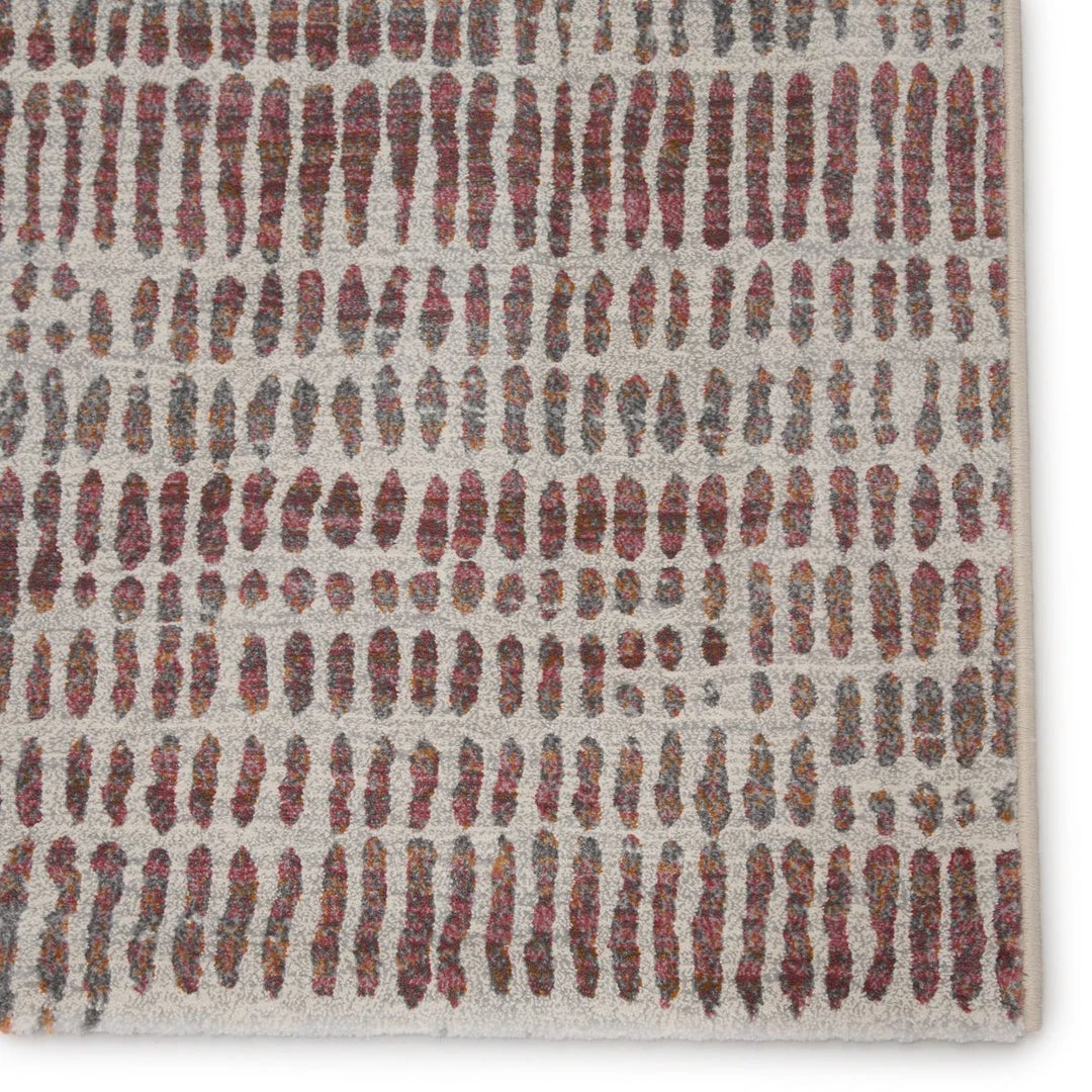 JAIPUR ESCAPE RUG: ASH, RASPBERRY WINE 4 JAIPUR ESCAPE RUG: ASH, RASPBERRY WINE