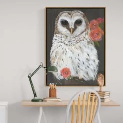 L ART "ESTHER THE OWL" CANVAS ART Wall Art 5 L ART