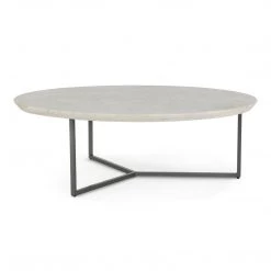 MOES ETCHED ROUND WHITE MARBLE COFFEE TABLE Furniture 11 MOES ETCHED ROUND WHITE MARBLE COFFEE TABLE Furniture