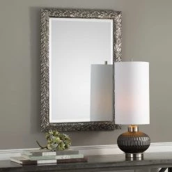 UTTERMOST Mirrors EVE BURNISHED SILVER LEAF MIRROR