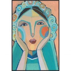 L ART "FACES OF BEAUTY III" CANVAS ART Wall Art