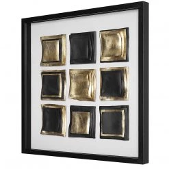 UTTERMOST FAIR AND SQUARE SHADOW BOX WALL ART Wall Sculptures + Decor