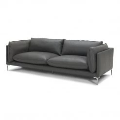 VIG Furniture FALCO DARK GREY LEATHER SOFA