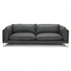 VIG Furniture FALCO DARK GREY LEATHER SOFA
