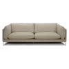 VIG FALCO TAUPE LEATHER SOFA