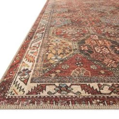 LOLOI FERGUS VINTAGE PRINT RUG: SPICE MULTI 12 LOLOI FERGUS VINTAGE PRINT RUG: SPICE MULTI