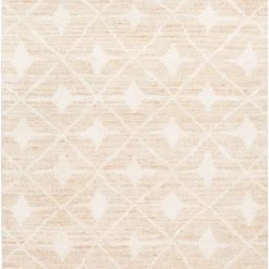 SURYA FEZ HAND KNOTTED WOOL RUG: WHEAT