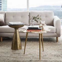 MOES Living Room AMOEBA SIDE TABLE: GOLD