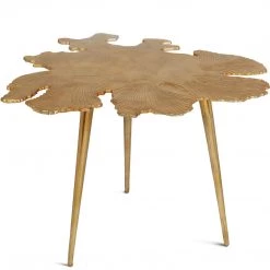 MOES Living Room AMOEBA SIDE TABLE: GOLD