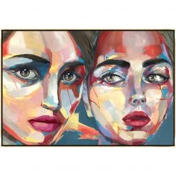 L ART "FIERCE FEMMES" CANVAS ART