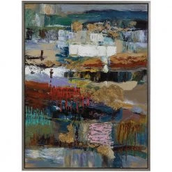 UTTERMOST "FIESTA" HAND PAINTED CANVAS ART