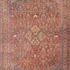 LOLOI FILIPA VINTAGE PRINT RUG: TERRACOTTA MULTI