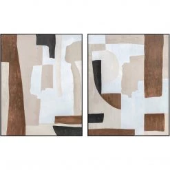 MOES "FINA" FRAMED ABSTRACT CANVAS ART PRINTS Wall Art 13 MOES