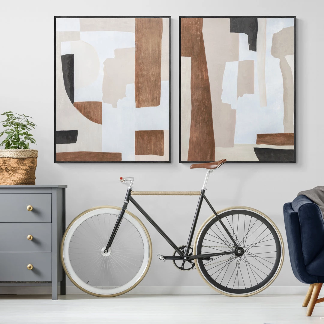 MOES "FINA" FRAMED ABSTRACT CANVAS ART PRINTS Wall Art 1 MOES "FINA" FRAMED ABSTRACT CANVAS ART PRINTS Wall Art