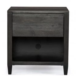 FOUR HANDS FLINT BLACK NIGHTSTAND Furniture
