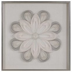 UTTERMOST FLORAL STRING ART SHADOW BOX WALL DECOR