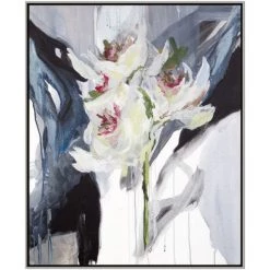 L ART "FLOWERS ON A STICK" CANVAS ART Wall Art