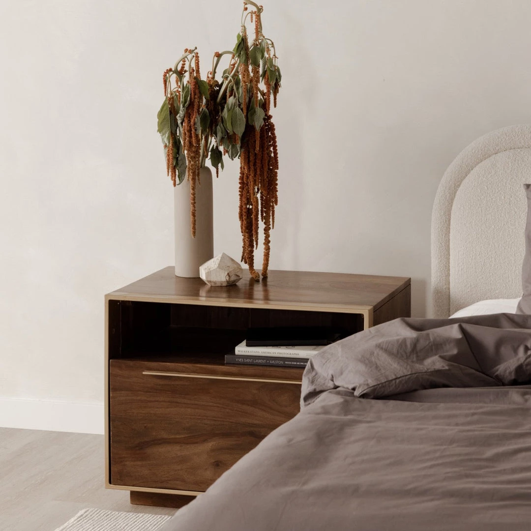 MOES FOCUS SHEESHAM WOOD NIGHTSTAND Bedroom 3 MOES FOCUS SHEESHAM WOOD NIGHTSTAND Bedroom