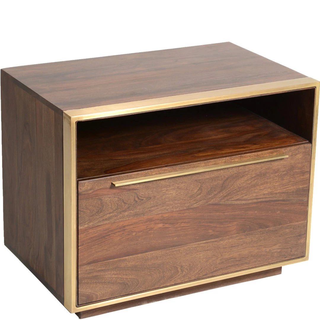 MOES FOCUS SHEESHAM WOOD NIGHTSTAND Bedroom 6 MOES FOCUS SHEESHAM WOOD NIGHTSTAND Bedroom