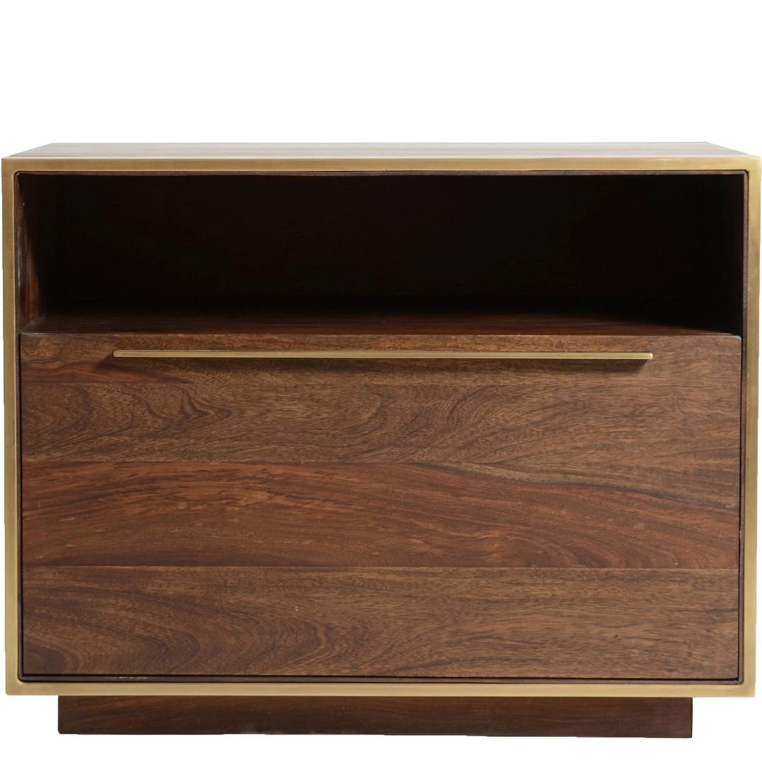 MOES FOCUS SHEESHAM WOOD NIGHTSTAND Bedroom 1 MOES FOCUS SHEESHAM WOOD NIGHTSTAND Bedroom