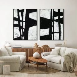 L ART "FOLDED IN II" CANVAS ART Wall Art