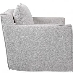 UTTERMOST FONTANA IVORY-GREY BOUCLE SWIVEL CHAIR Furniture 8 UTTERMOST FONTANA IVORY-GREY BOUCLE SWIVEL CHAIR Furniture