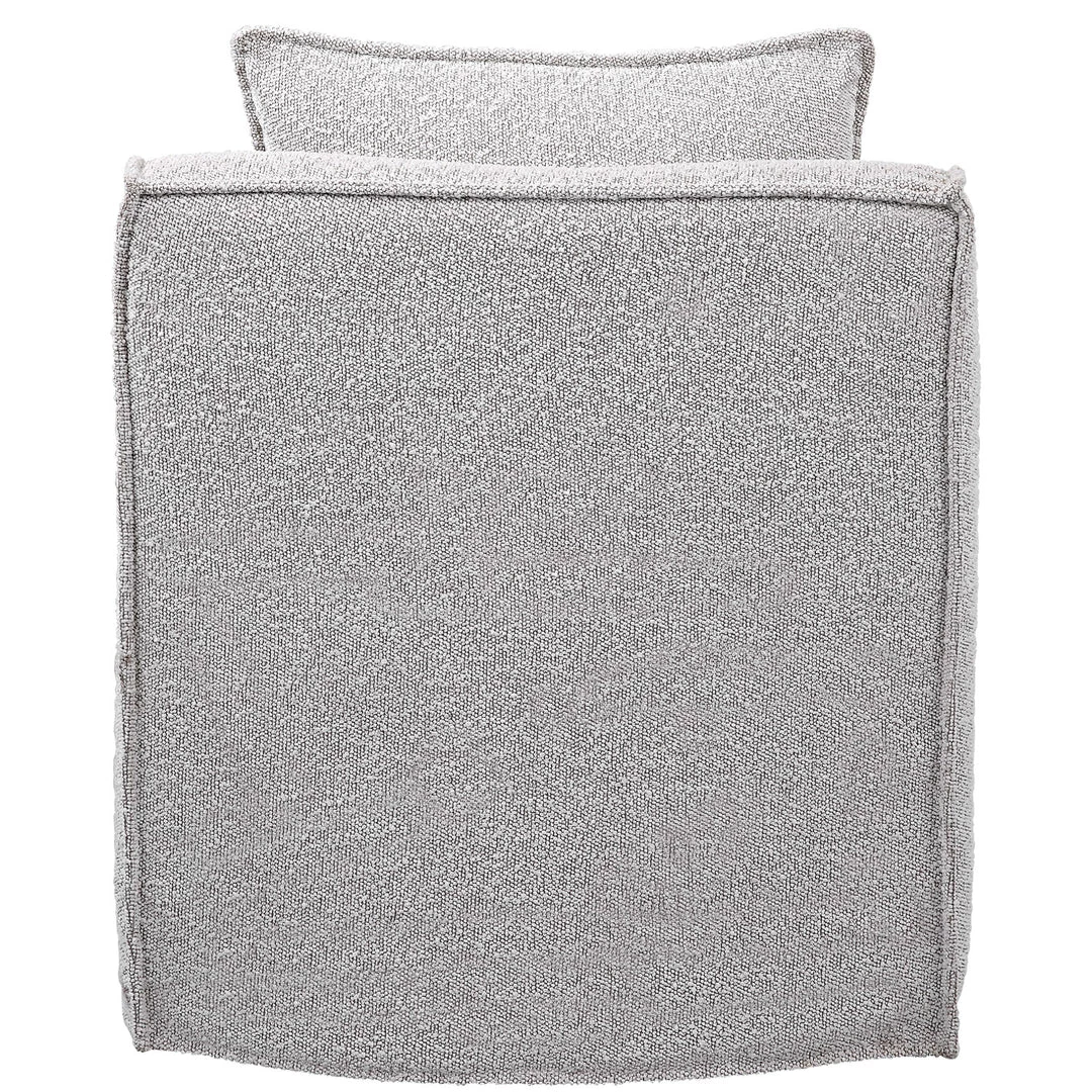 UTTERMOST FONTANA IVORY-GREY BOUCLE SWIVEL CHAIR Furniture 5 UTTERMOST FONTANA IVORY-GREY BOUCLE SWIVEL CHAIR Furniture