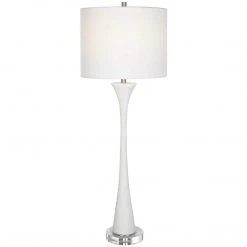 UTTERMOST FOUNTAIN WHITE MARBLE TABLE LAMP Lighting