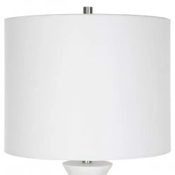 UTTERMOST FOUNTAIN WHITE MARBLE TABLE LAMP Lighting