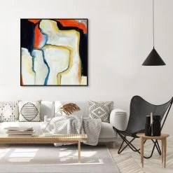 L ART "FRACTURED" CANVAS ART