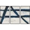L ART Wall Art "FREE FALLING" CANVAS ART TRIPTYCH