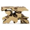 PHILLIPS COLLECTION FREEFORM SLICE CONSOLE: GOLD Furniture
