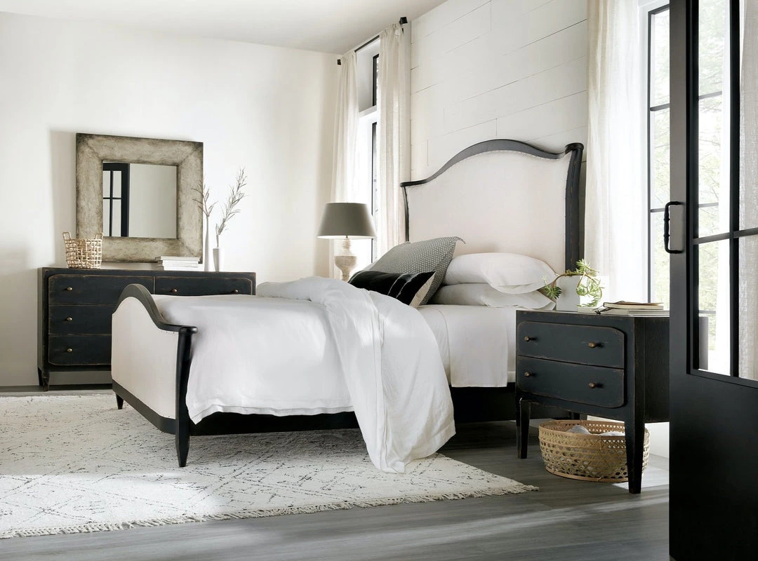 HOOKER FRENCH MARKET DRESSER: ANTIQUE BLACK 4 HOOKER FRENCH MARKET DRESSER: ANTIQUE BLACK