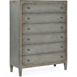 HOOKER Furniture FRENCH MARKET TALL CHEST: VINTAGE GREY