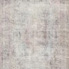 LOLOI FREYA VINTAGE PRINT RUG: DISTRESSED SILVER